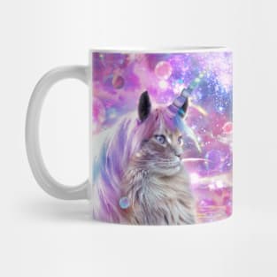 Space Rainbow Caticorn Cat Unicorn Mug